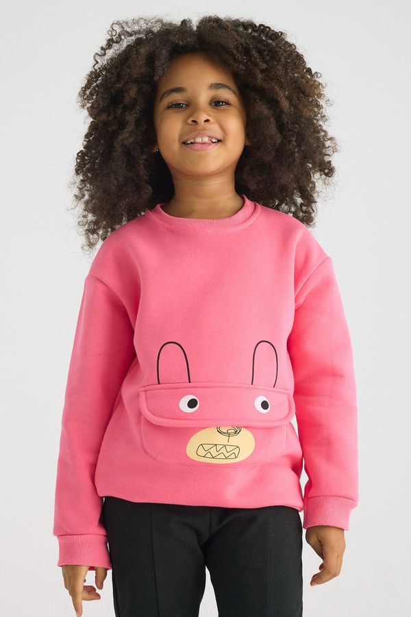 zepkids zepkids Kangaroo Pocket, Bear Detail Sweatshirt