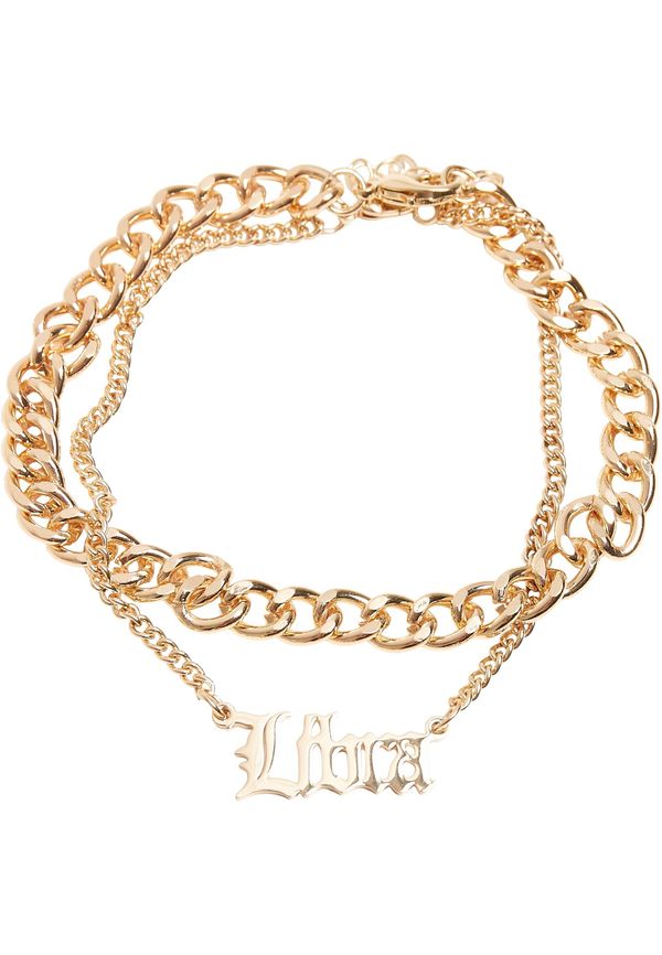 Urban Classics Accessoires Zodiac Golden Anklet Pound