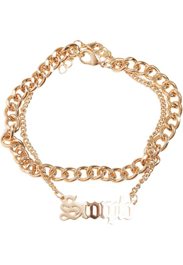 Urban Classics Accessoires Zodiac Golden Anklet scorpio