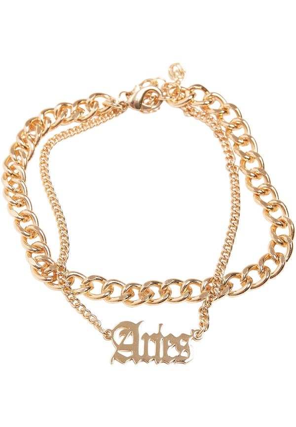 Urban Classics Accessoires Zodiac Golden Aries Anklet