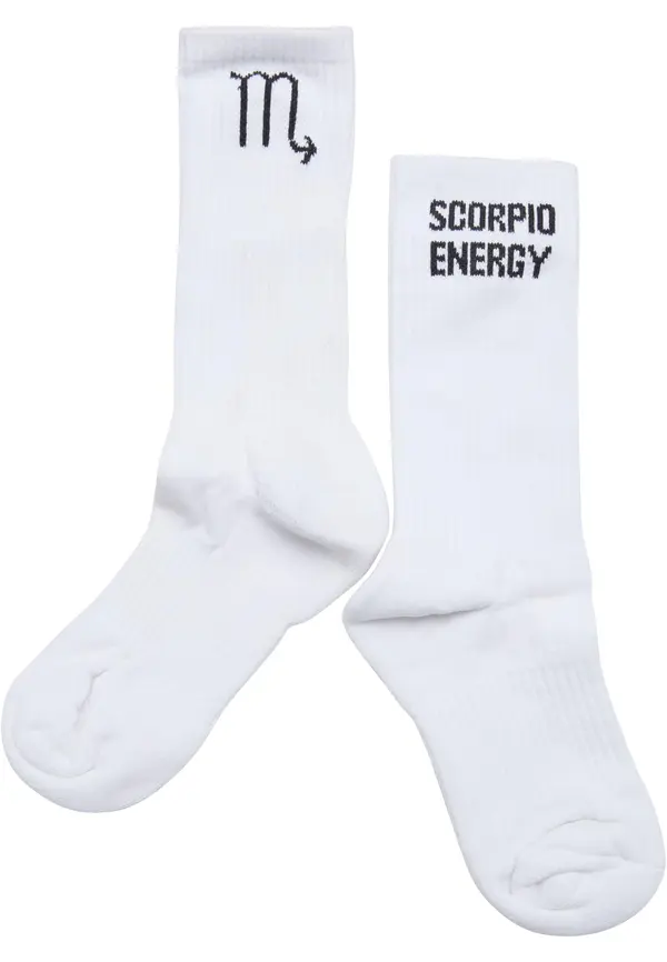 DEF Zodiac socks scorpio white