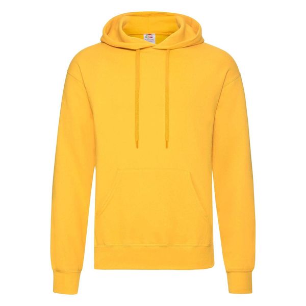 Fruit of the Loom Żółta bluza męska Hooded Sweat Fruit of the Loom