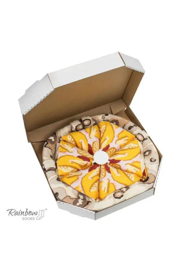 ZOOKSY/RAINBOW SOCKS ZOOKSY/RAINBOW SOCKS Rainbow Socks Pizza 4 Pairs Hawaiian
