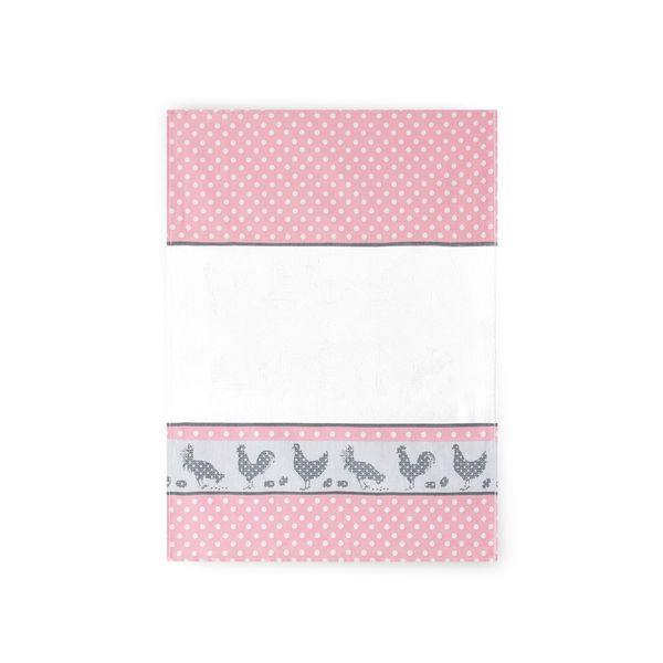 Zwoltex Zwoltex Unisex's Dish Towel In Package Folk Pink/Pattern