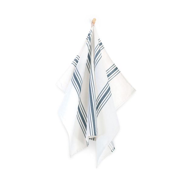 Zwoltex Zwoltex Unisex's Dish Towel Ryby Paski Navy Blue