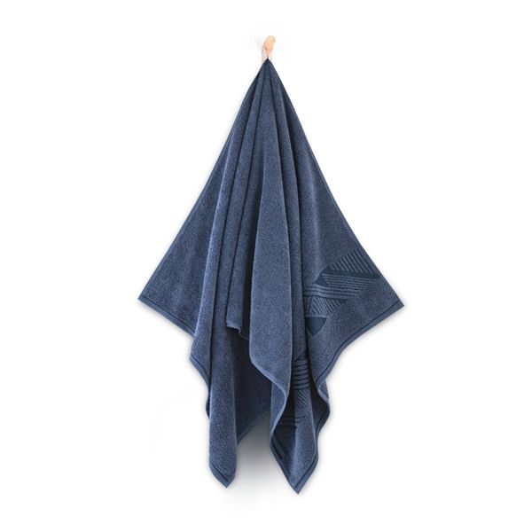 Zwoltex Zwoltex Unisex's Towel Enzo NE-017T Navy Blue