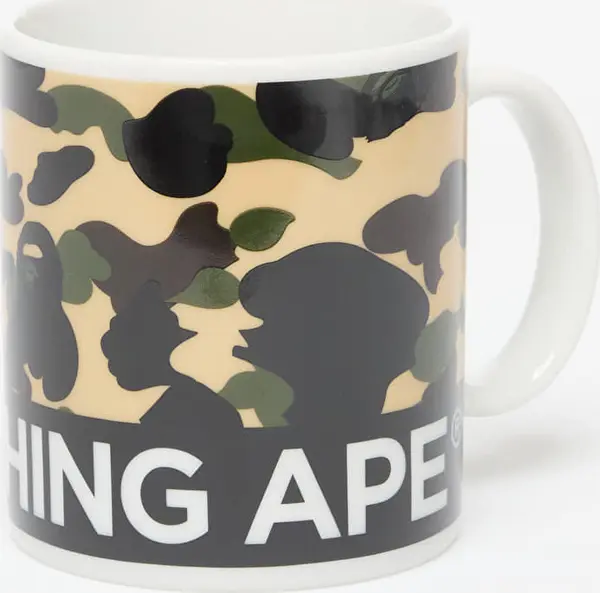 A BATHING APE A BATHING APE 1St Camo Pottery Mug Yellow Universal