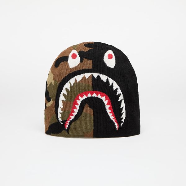 A BATHING APE A BATHING APE 1st Shark Knit Hat Black Universal