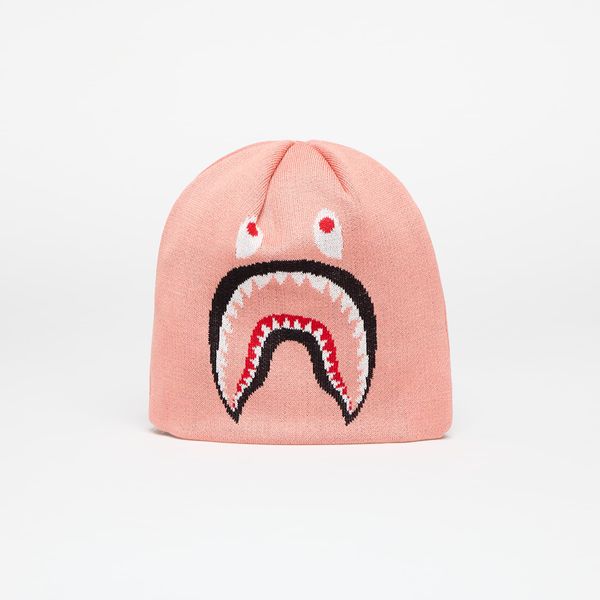 A BATHING APE A BATHING APE 2nd Shark Knit Hat Pink Universal