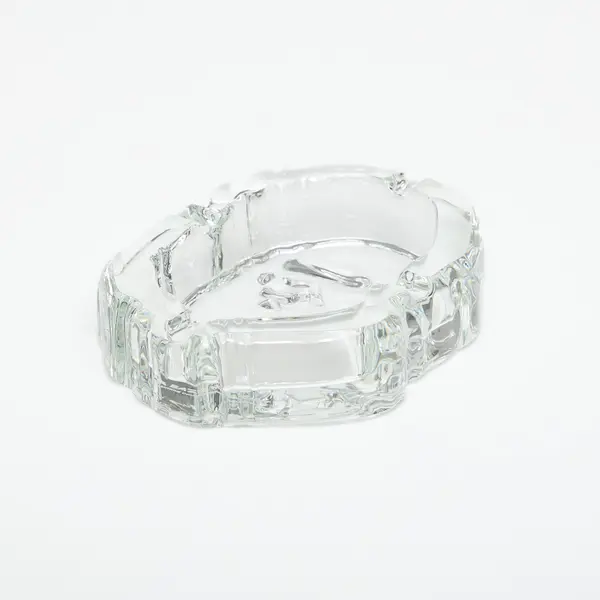 A BATHING APE A BATHING APE Ape Head Glass Ashtray Clear Universal