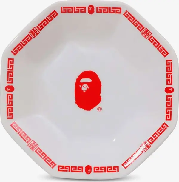 A BATHING APE A BATHING APE Bape Octagonal Dish White Universal