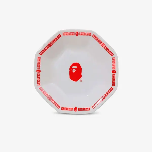A BATHING APE A BATHING APE Bape Octagonal Dish White Universal