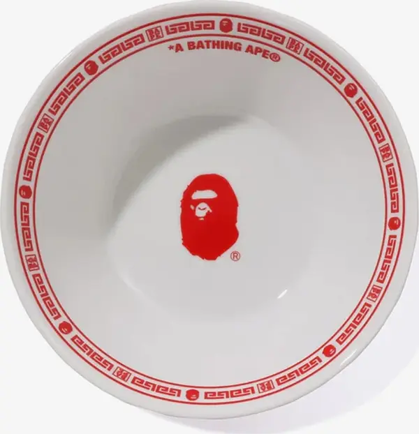 A BATHING APE A BATHING APE Bape Ramen Bowl White Universal