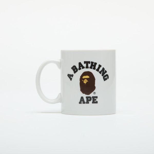 A BATHING APE A BATHING APE College Pottery Mug White Universal