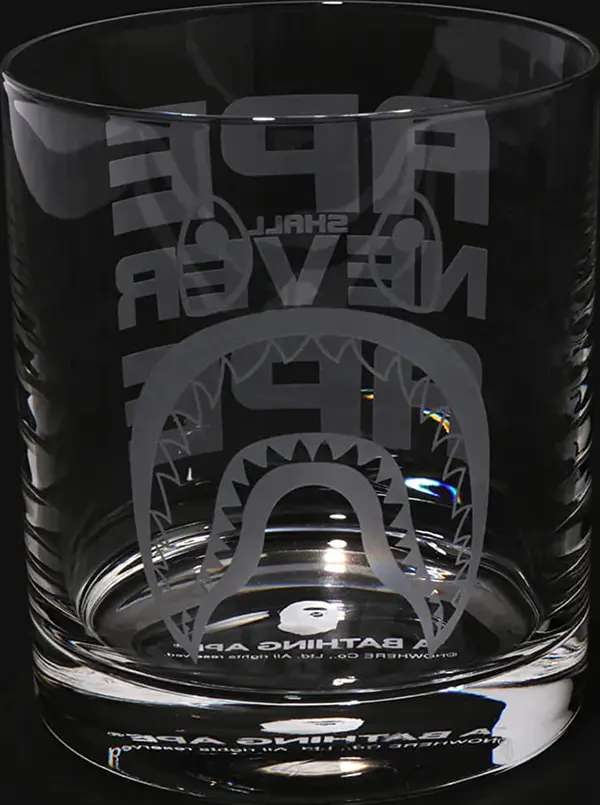 A BATHING APE A BATHING APE Glass Cup CLR Universal