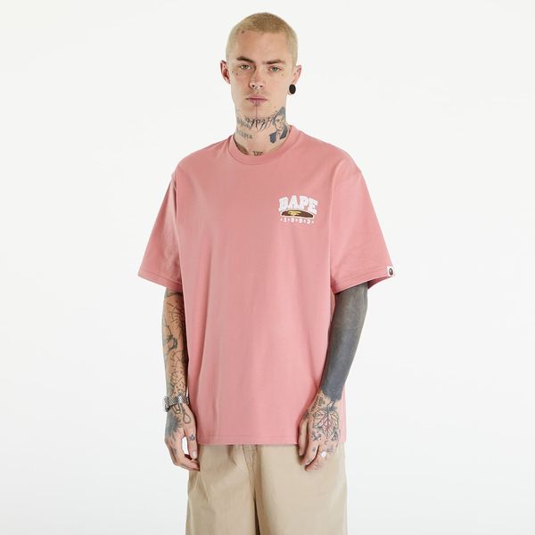 A BATHING APE A BATHING APE Hand Draw Bape Relaxed Fit Tee Pink