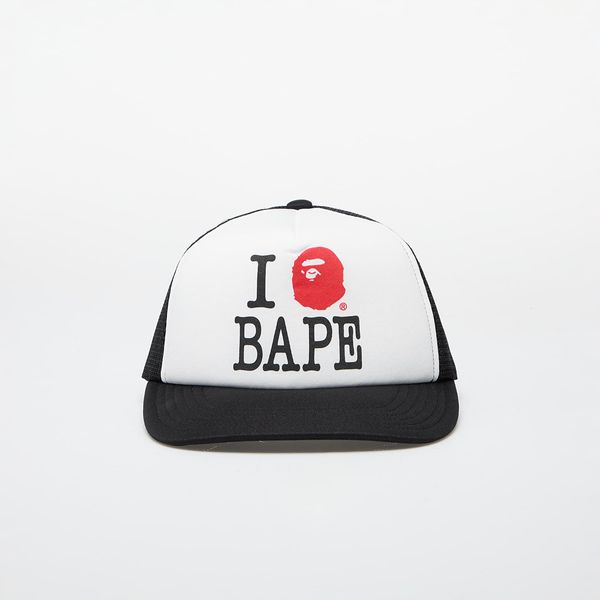 A BATHING APE A BATHING APE I Love Bape Mesh Cap M Black Universal