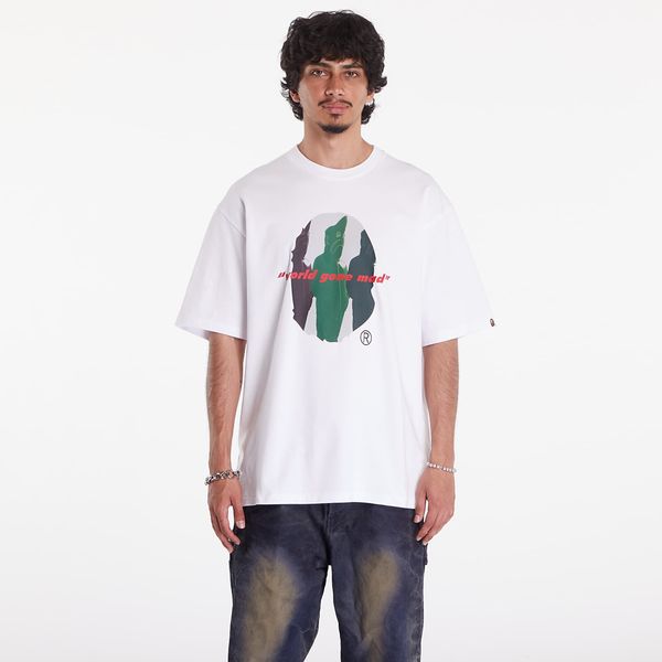 A BATHING APE A BATHING APE Shark Shinji Ape Head Relaxed Fit Tee White