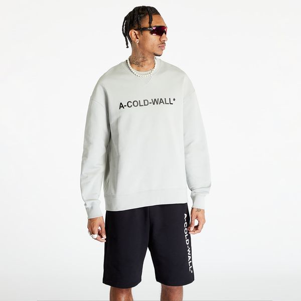 A-COLD-WALL* A-COLD-WALL* Essentials Logo Crewneck Light Grey