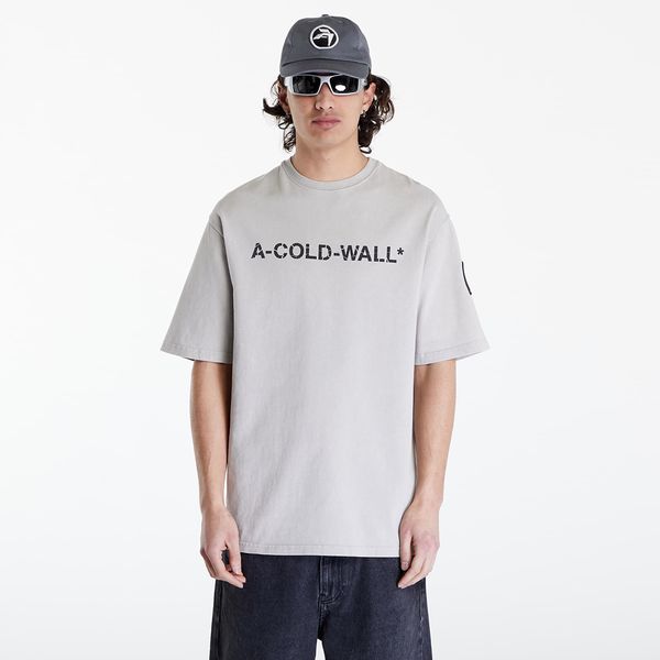 A-COLD-WALL* A-COLD-WALL* Overdye Logo T-Shirt Cement