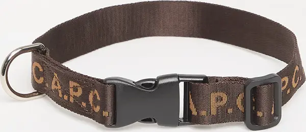 A.P.C. A.P.C. Toutou Logo Collar Brown 2