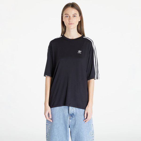 adidas Originals adidas 3 Stripe Os Tee Black