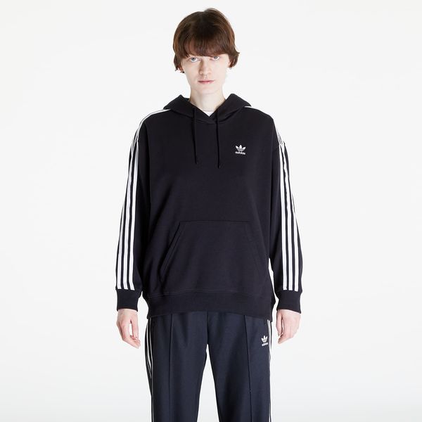 adidas Originals adidas 3 Stripes Hoodie Os Black