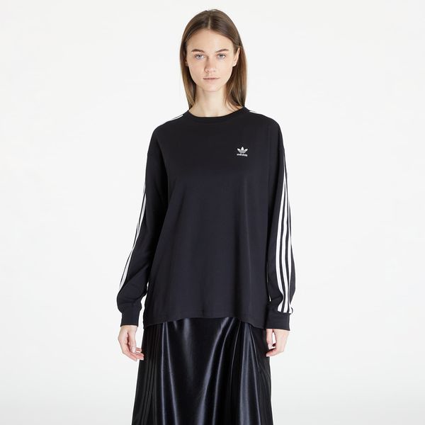 adidas Originals adidas 3 Stripes Longsleeve T-Shirt Black