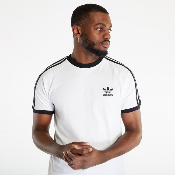 adidas Originals adidas 3-Stripes Short Sleeve Tee White