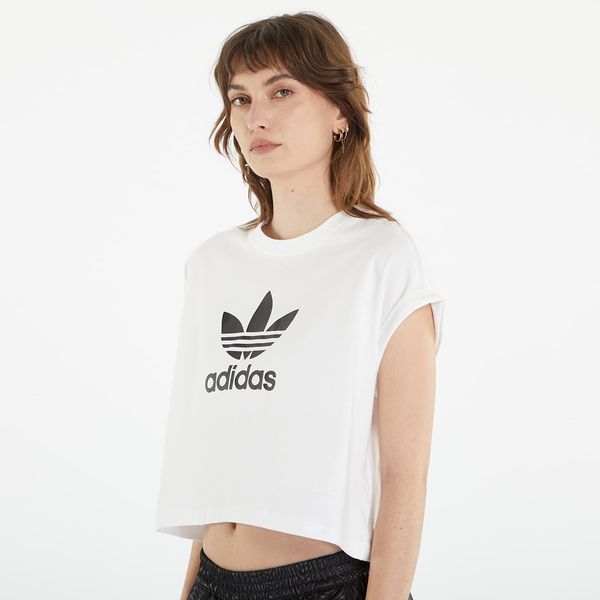 adidas Originals Adidas Adicolor Classics Short Trefoil Tee White