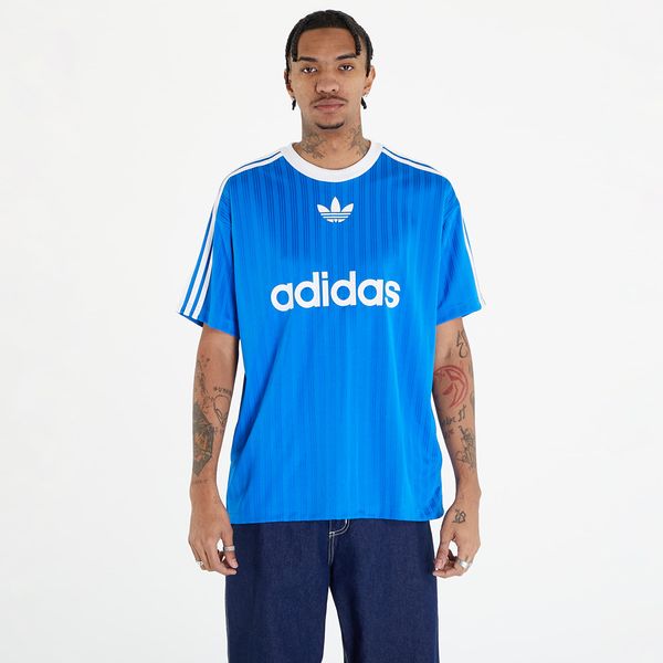 adidas Originals adidas Adicolor Poly Short Sleeve Tee Blue Bird/ White