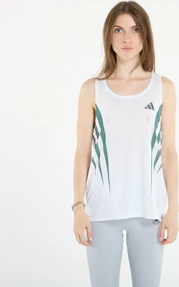 adidas Performance adidas Adizero Archive Running Singlet White XS