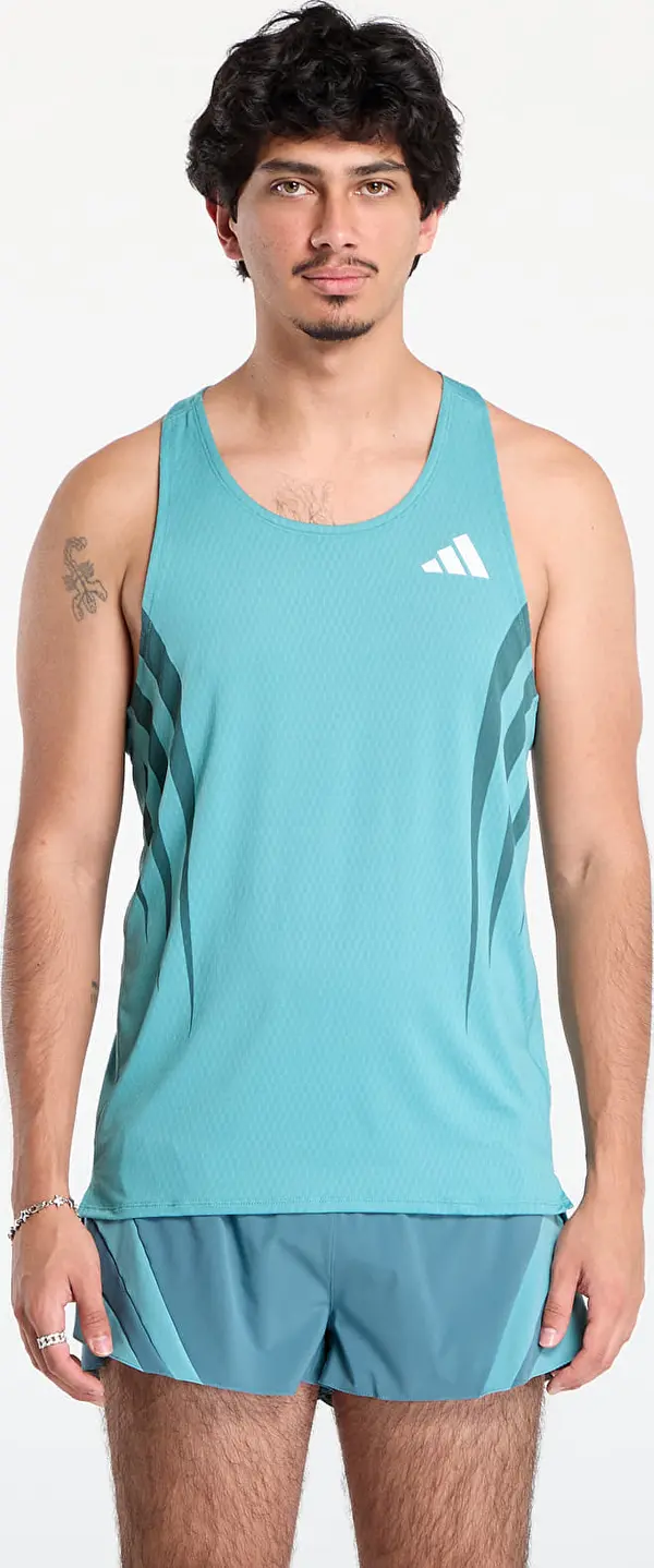 adidas Performance adidas Adizero Archive Top Powder Teal S