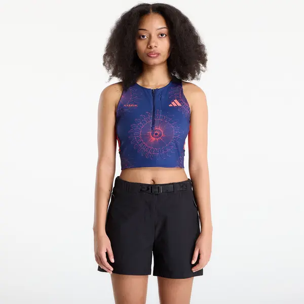 adidas Performance adidas Adizero Labrum Bralet Dark Blue/ Lucid Red XS