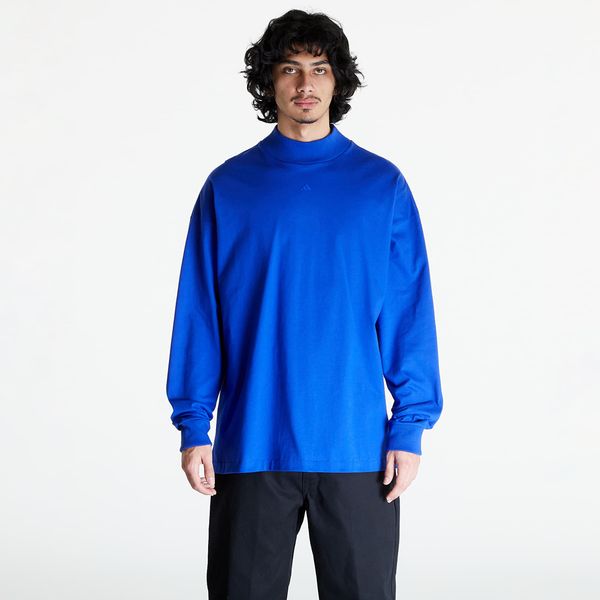 adidas Performance adidas Basketball Long Sleeve Tee UNISEX Lucid Blue