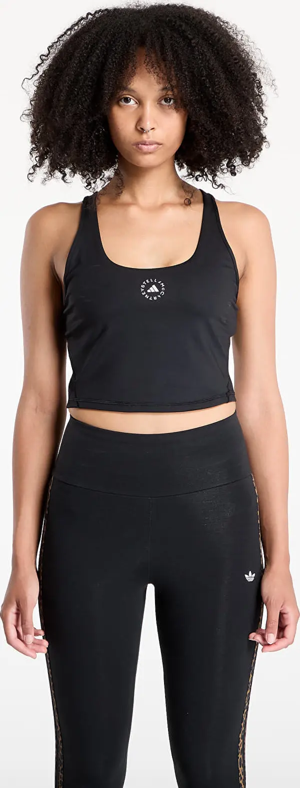 adidas Performance adidas By Stella McCartney Yoga Croptop Black M