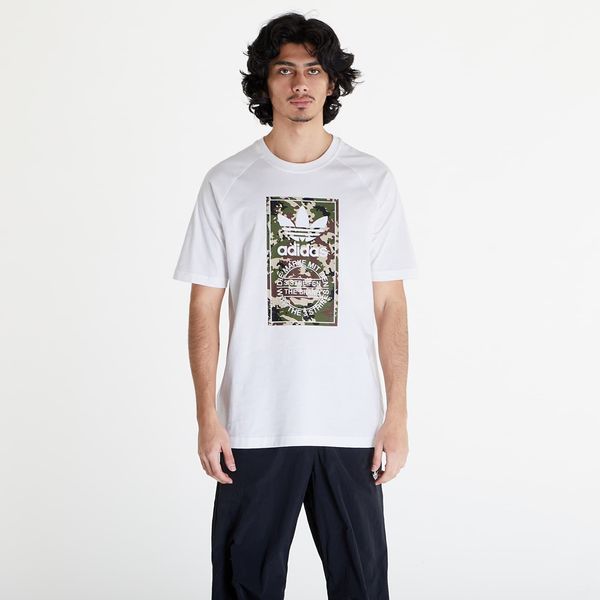 adidas Originals adidas Camo Tongue Tee White