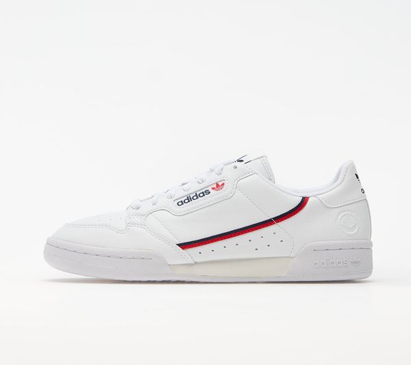 adidas Originals adidas Continental 80 Vegan Ftwr White/ Collegiate Navy/ Scarlet