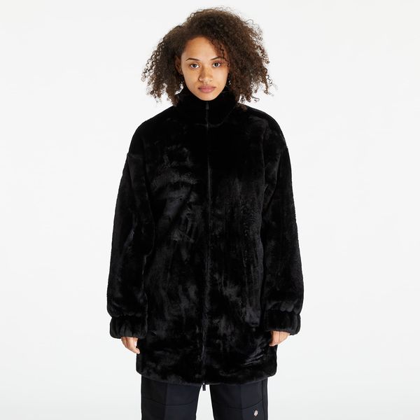 adidas Originals adidas Faux Fur Jacket Black