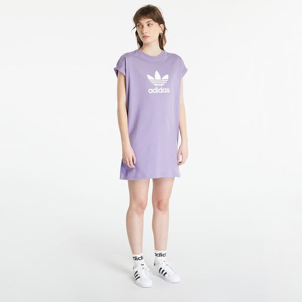 adidas Originals adidas New New Short Sleeve TRF Tee Dress Magic Lilac