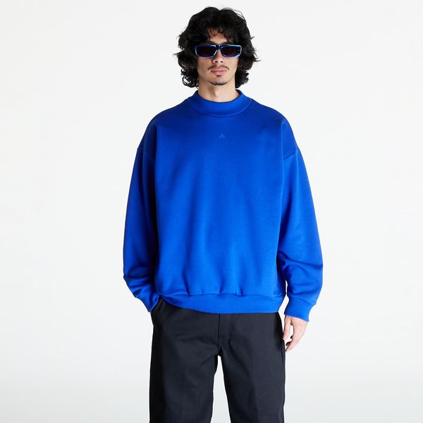 adidas Performance adidas One Fleece Basketball Crewneck Sweatshirt UNISEX Lucid Blue