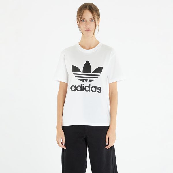 adidas Originals adidas Originals Adicolor Trefoil Short Sleeve Tee White