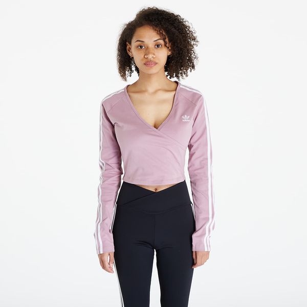 adidas Originals adidas Originals Cropped Long Sleeve Tee Magic Mauve