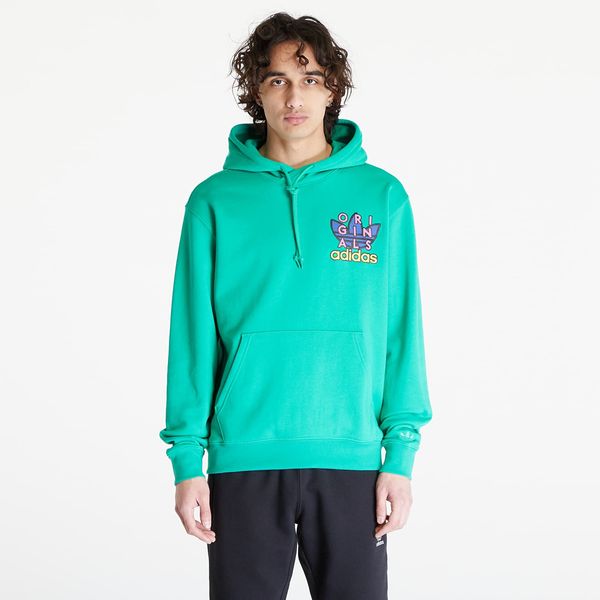 adidas Originals adidas Originals Trefoil Hoodie Semi Screaming Green