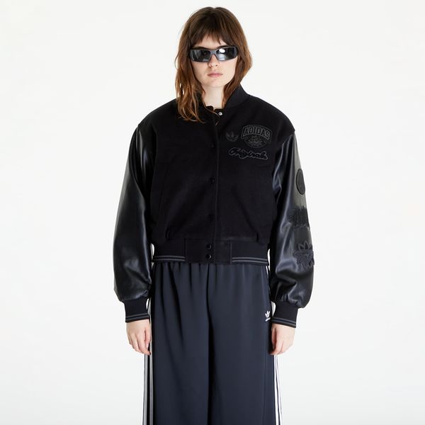 adidas Originals adidas Oversized Collegiate Jacket Black