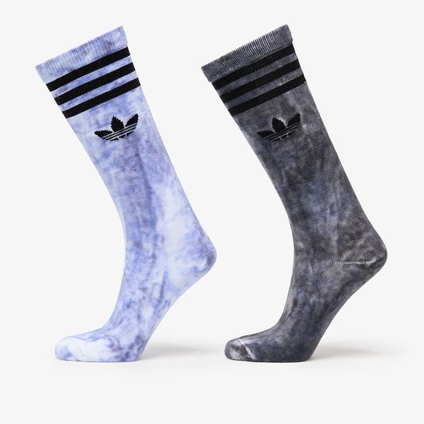 adidas Originals adidas Tie Dye Crew Socks 2-Pack Black L