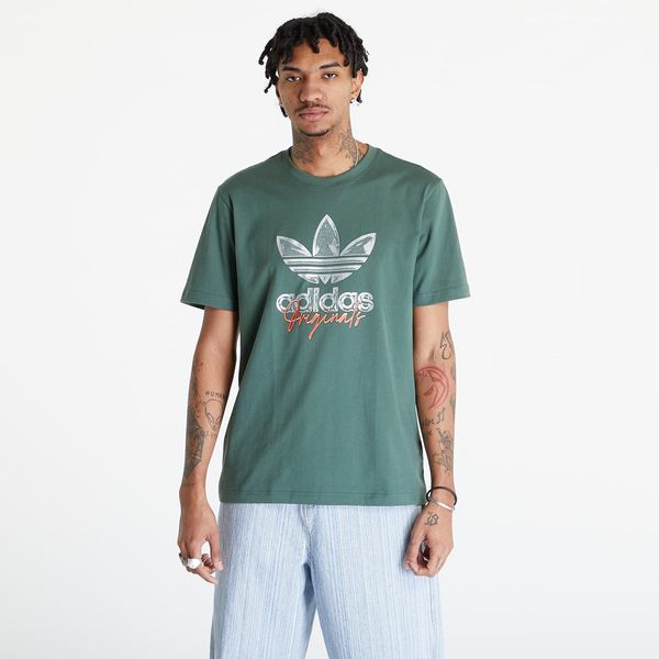 adidas Originals adidas Training Supply Short Sleeve Tee Green Oxide