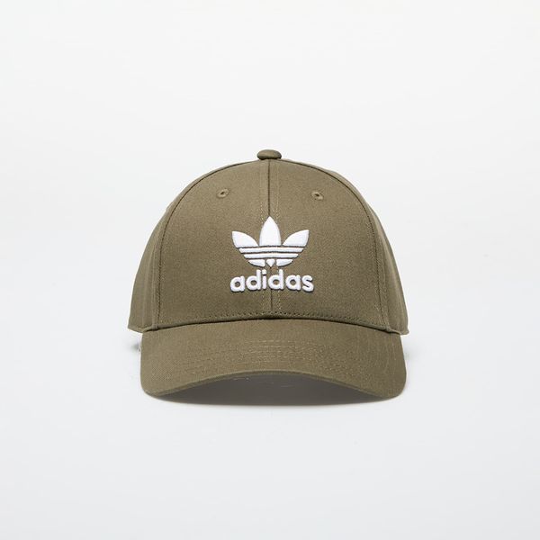 adidas Originals adidas Trefoil Baseball Cap Olive Strata/ White OSFM