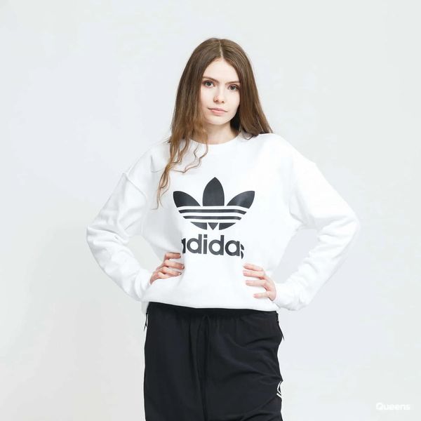 adidas Originals adidas Trefoil Crew Sweatshirt White