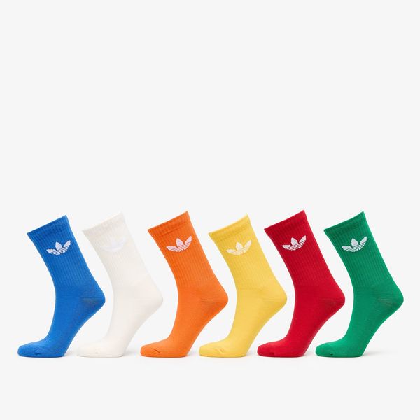 adidas Originals adidas Trefoil Cushion Crew Sock 6-Pack Multicolor
